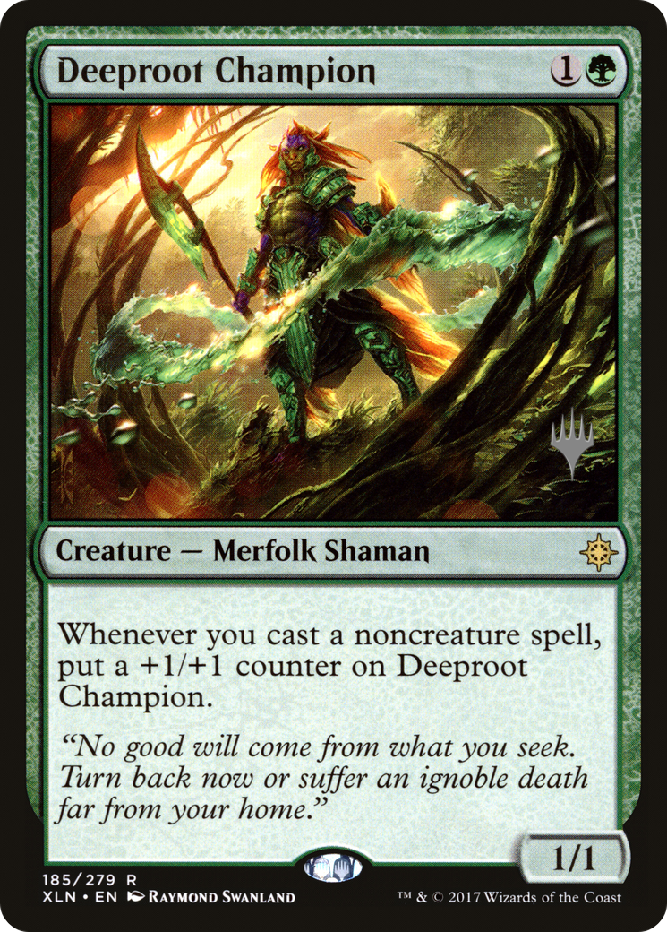 Deeproot Champion (PPM20-185) [Promo Pack: Ixalan Promos] Foil