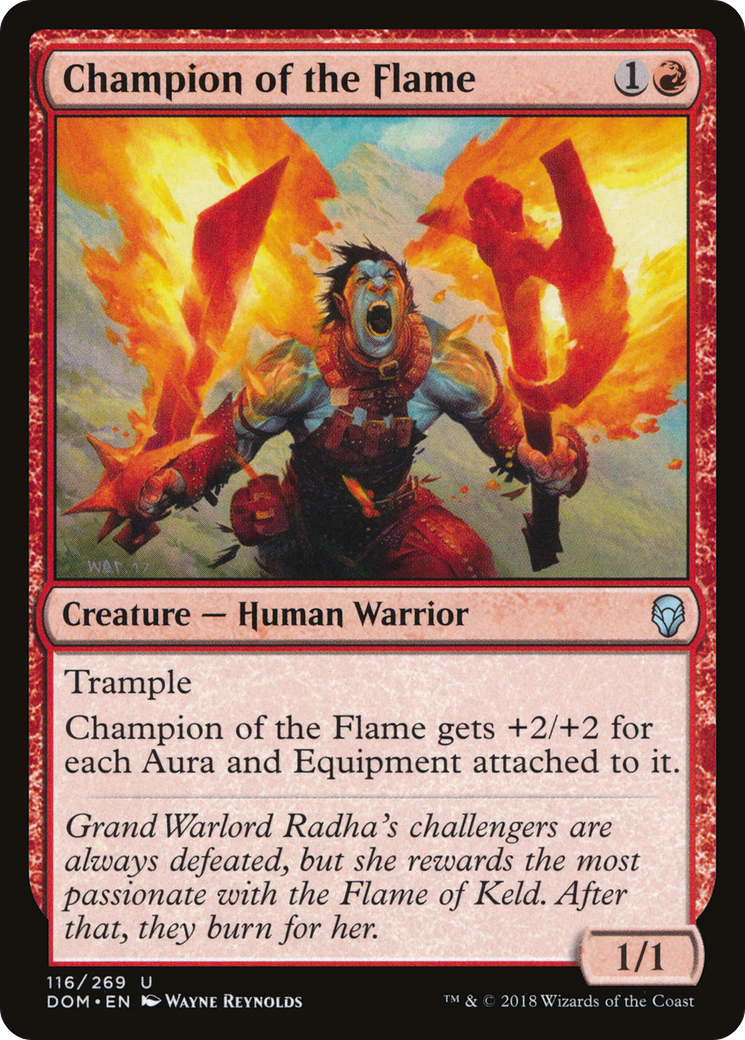 Champion of the Flame (DOM-116) [Dominaria]