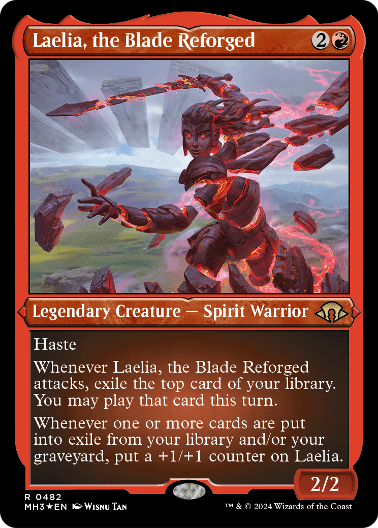 Laelia, the Blade Reforged (Foil Etched) (MH3-482) [Modern Horizons 3] Foil