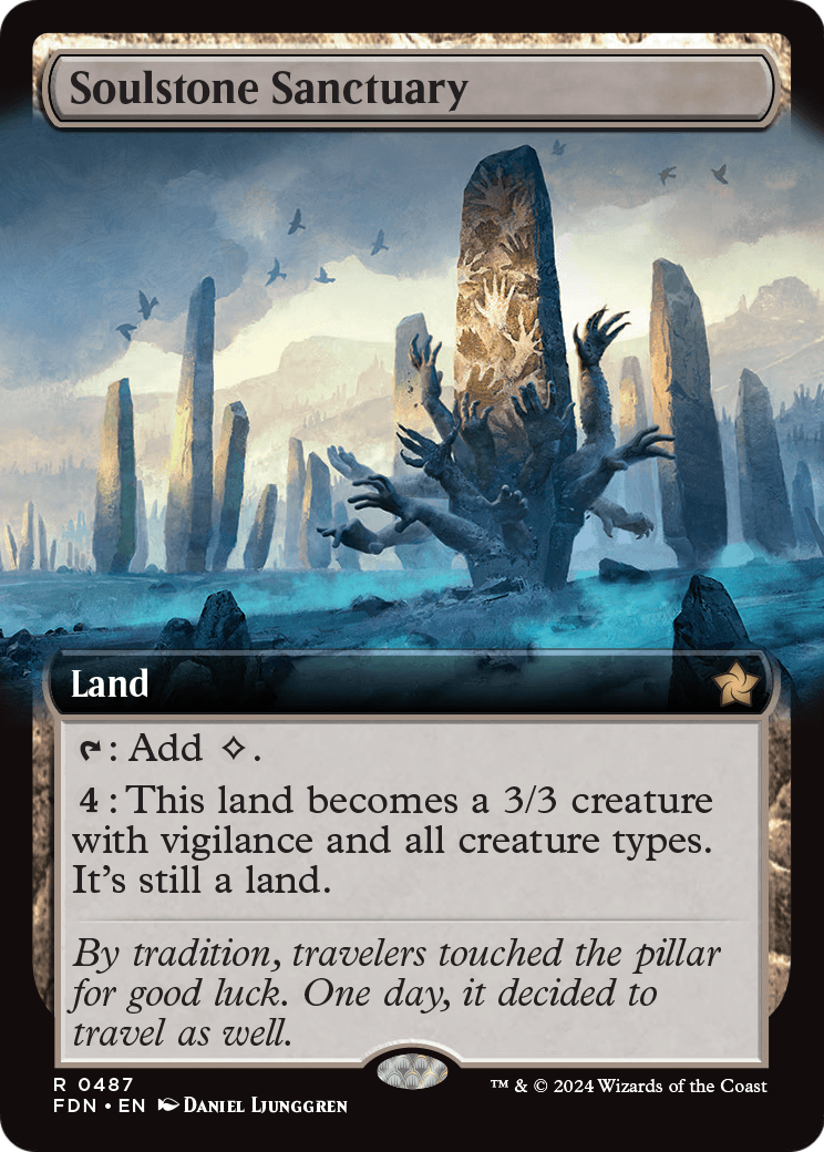 Soulstone Sanctuary (Extended Art) (FDN-487) [Foundations] Foil
