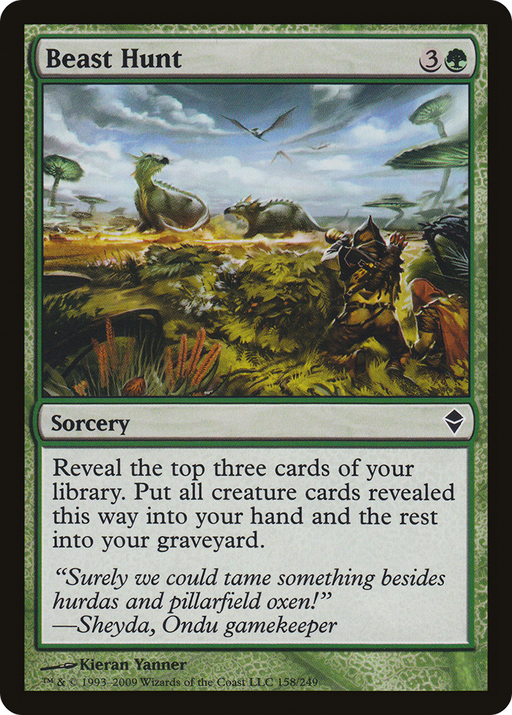 Beast Hunt (ZEN-158) [Zendikar]