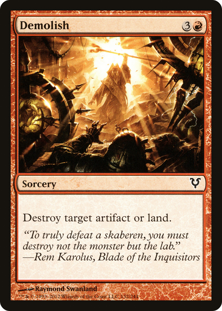 Demolish (AVR-132) [Avacyn Restored] Foil
