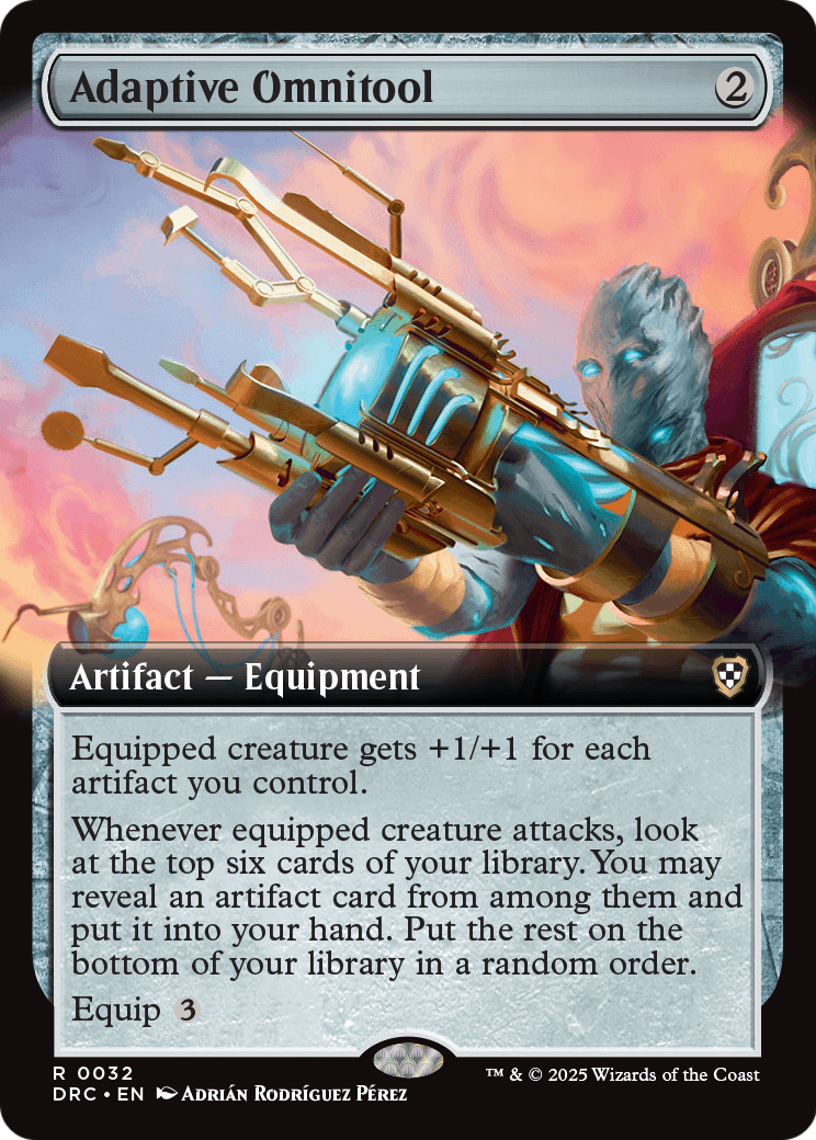 Adaptive Omnitool (Extended Art) (DRC-032) [Commander: Aetherdrift]