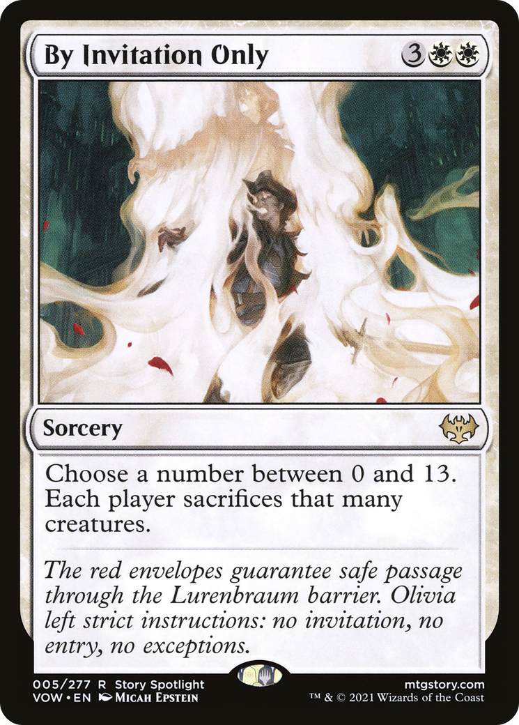 By Invitation Only (VOW-005) [Innistrad: Crimson Vow] Foil