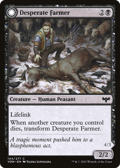 Desperate Farmer (VOW-104) [Innistrad: Crimson Vow]