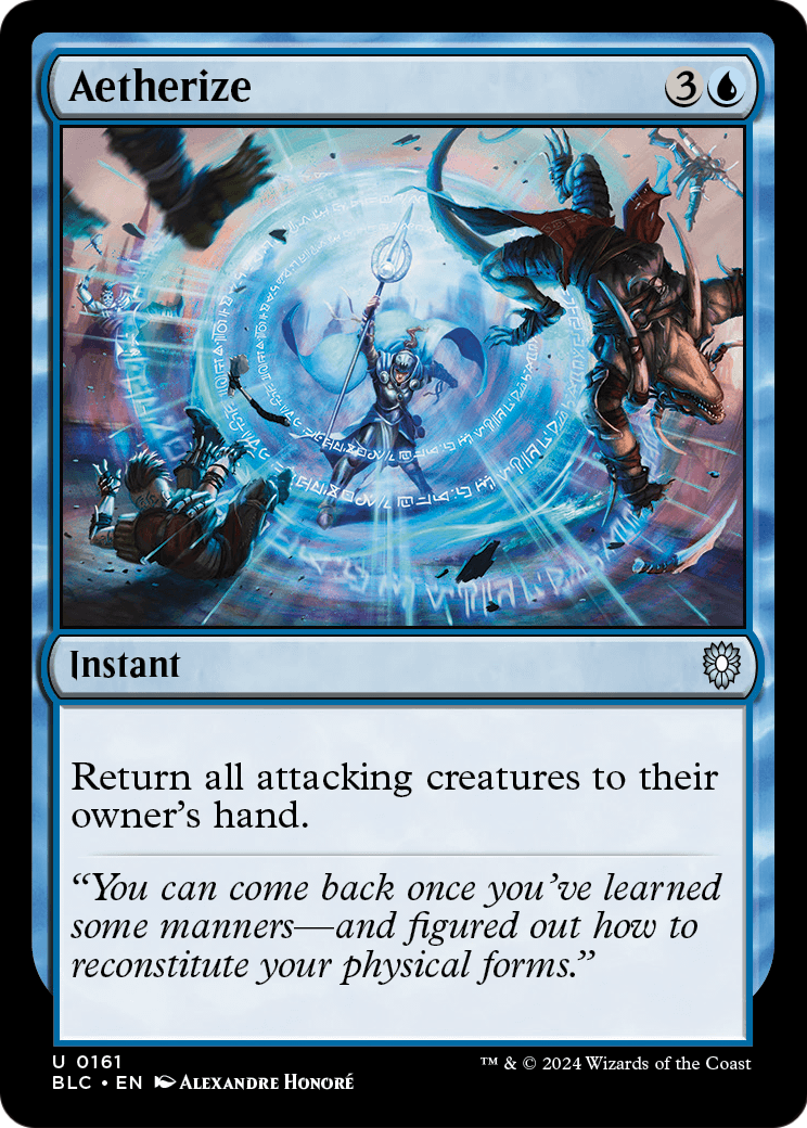 Aetherize (BLC-161) [Bloomburrow Commander]