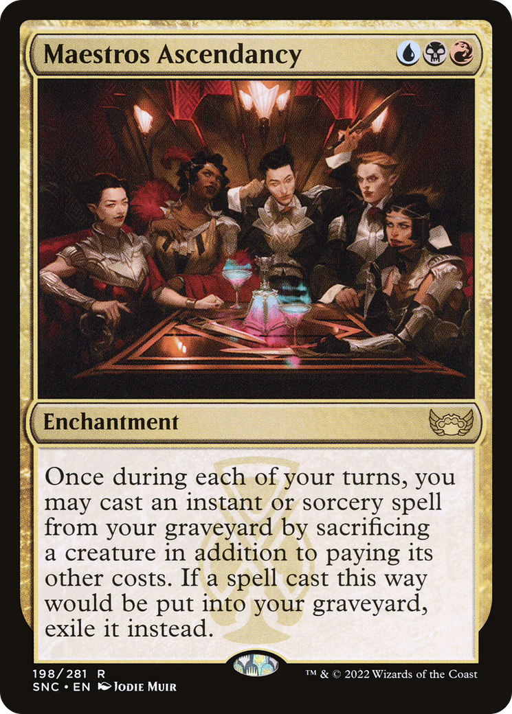 Maestros Ascendancy (SNC-198) [Streets of New Capenna] Foil