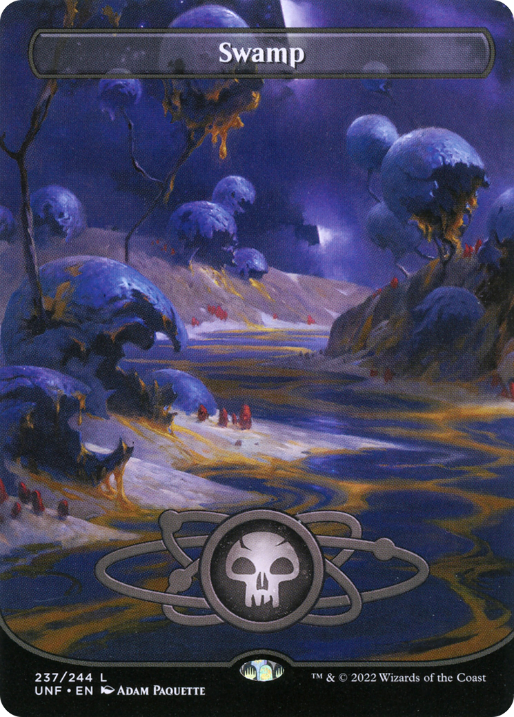 Swamp (UNF-237) (Borderless) [Unfinity] Foil