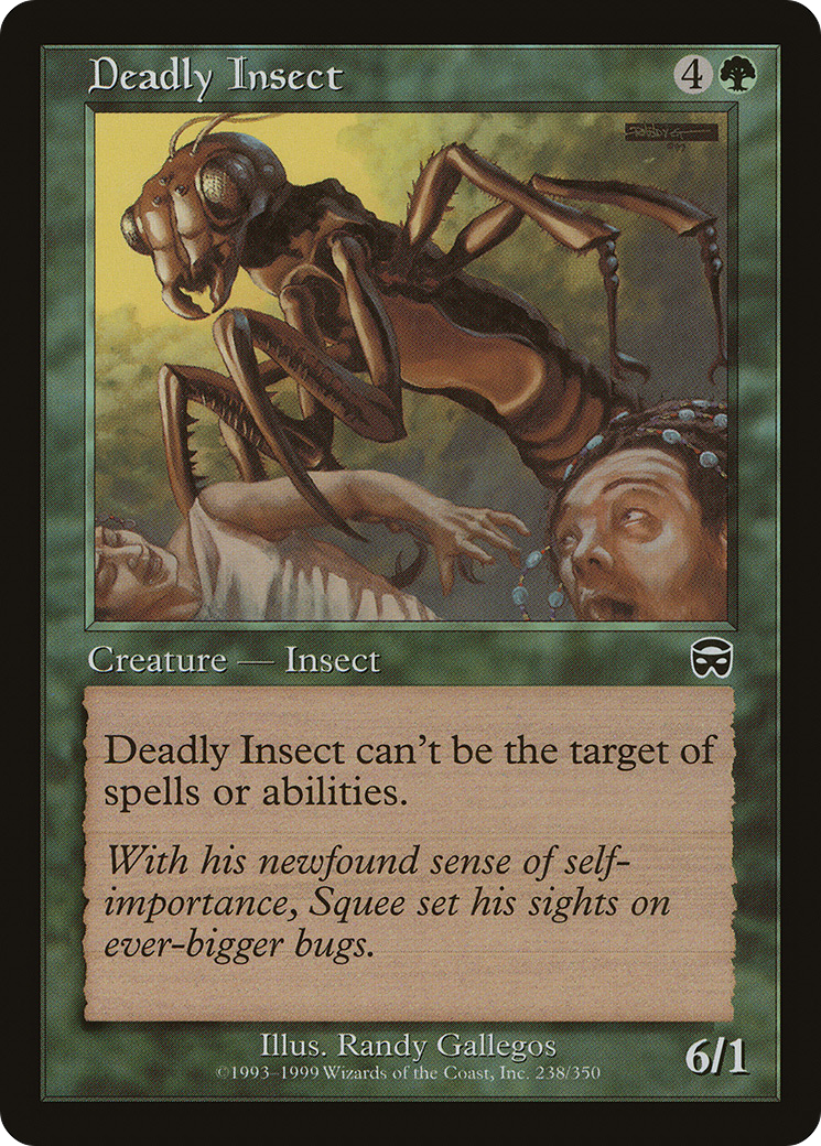Deadly Insect (MMQ-238) [Mercadian Masques] Foil
