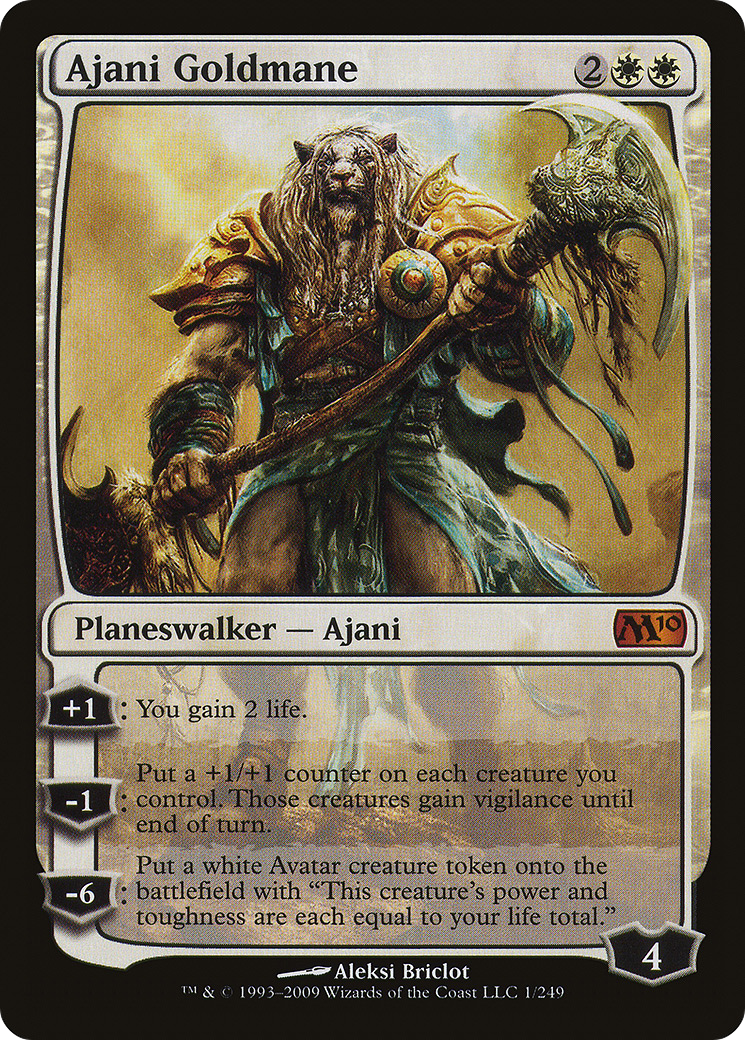 Ajani Goldmane (M10-001) [Magic 2010]