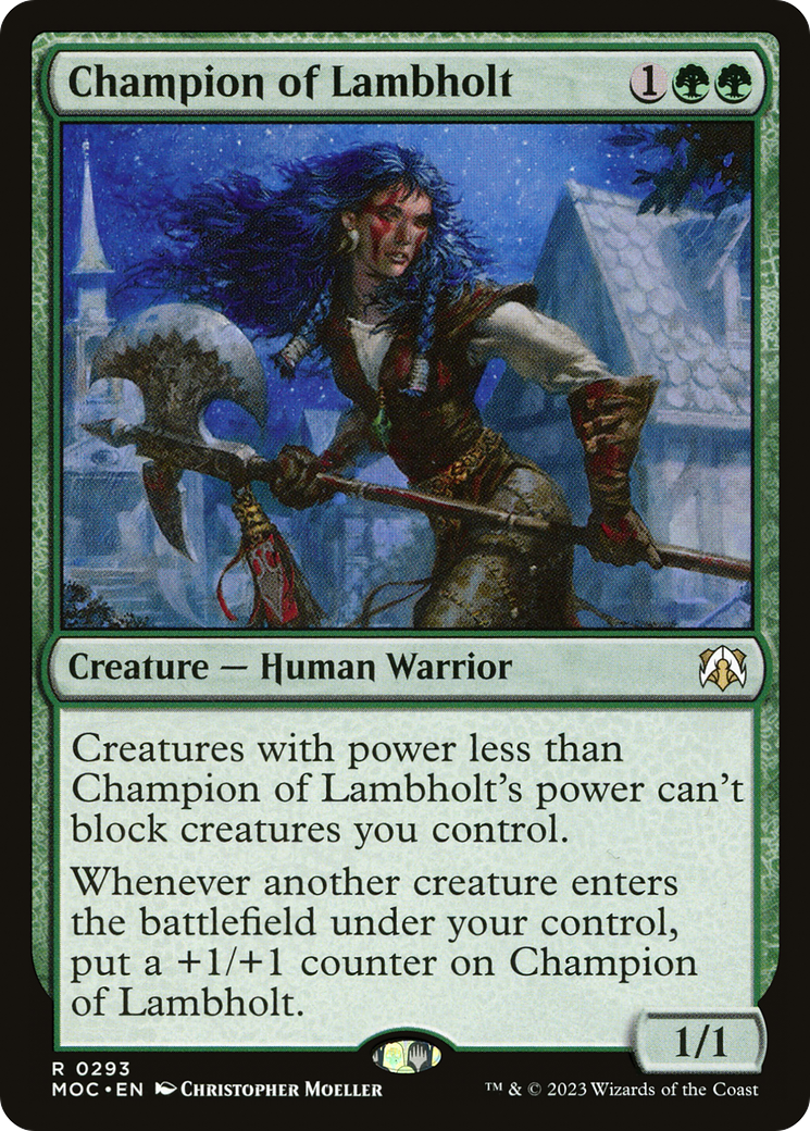 Champion of Lambholt (MOC-293) [March of the Machine Commander]