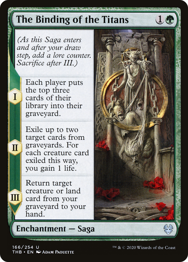 The Binding of the Titans (THB-166) [Theros Beyond Death] Foil