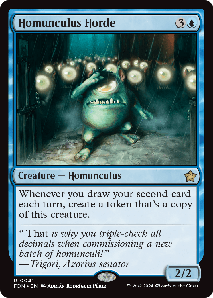 Homunculus Horde (FDN-041) [Foundations] Foil