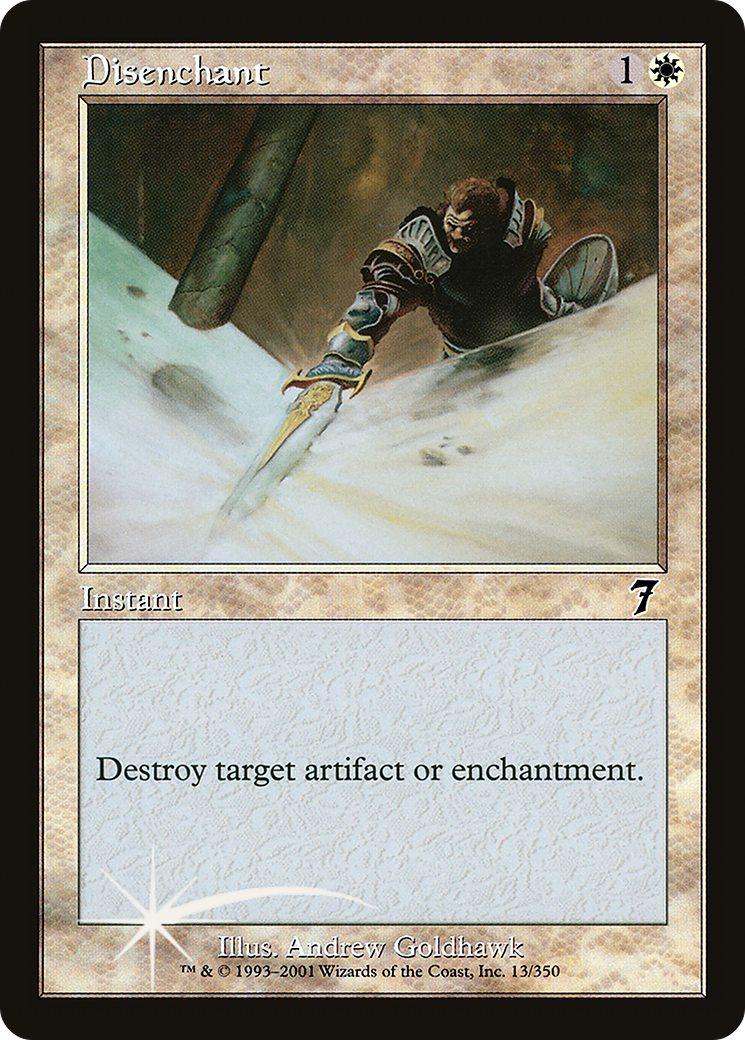 Disenchant (7ED-13★) [7th Edition] Foil