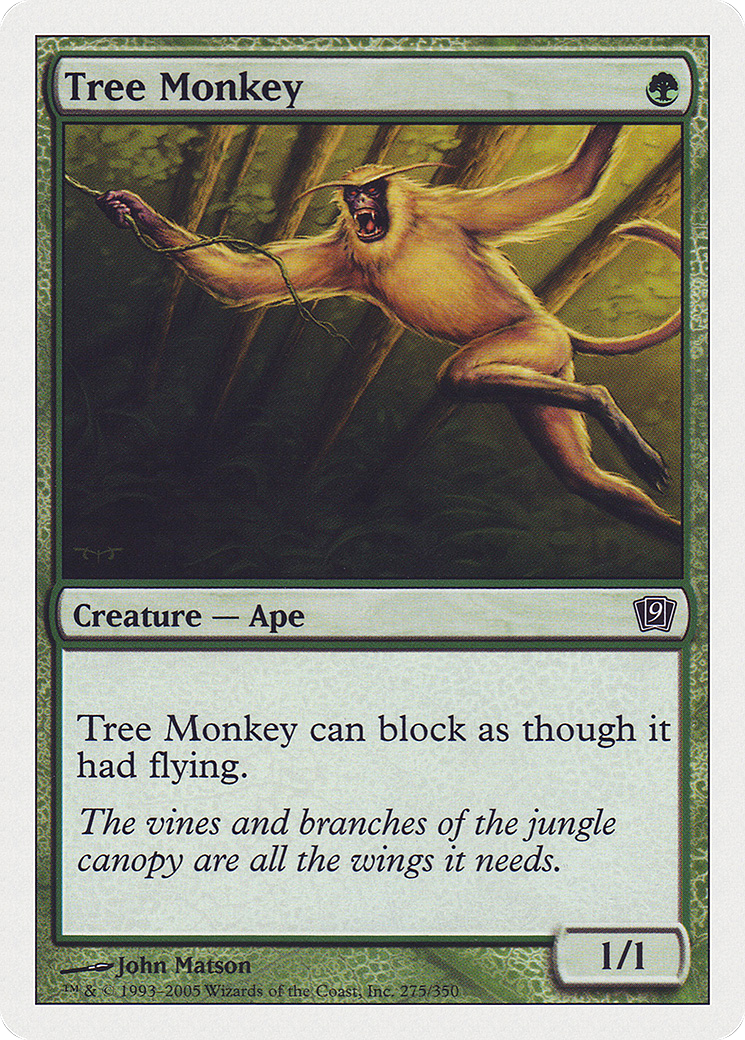 Tree Monkey (9ED-275) [9th Edition] Foil
