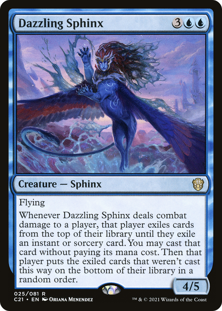 Dazzling Sphinx (C21-025) [Commander 2021]
