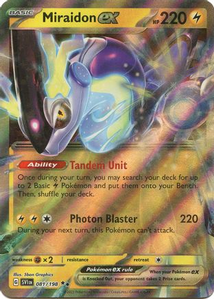 Miraidon ex (081/198) [SV01 Scarlet & Violet Base Set] Holofoil - Double Rare
