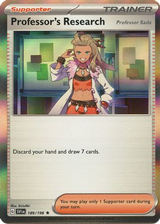 Professor's Research [Professor Sada] (189/198) [SV01 Scarlet & Violet Base Set] Reverse Holofoil - Rare