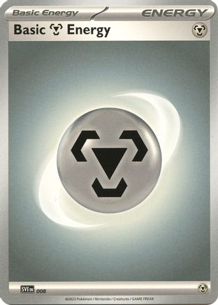 Basic Metal Energy (008) [SVE Scarlet & Violet Energies] - Common