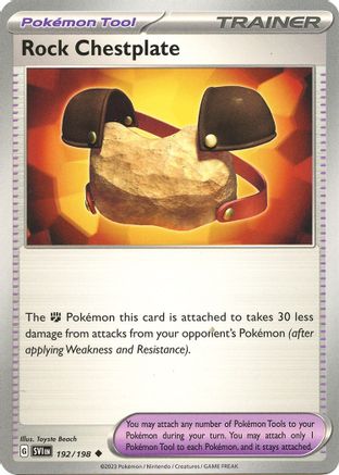 Rock Chestplate (192) [SV01 Scarlet & Violet Base Set] - Uncommon