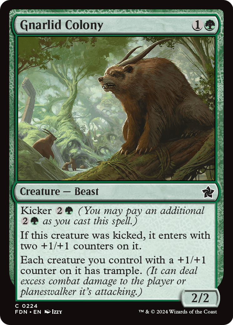 Gnarlid Colony (FDN-224) [Foundations] Foil