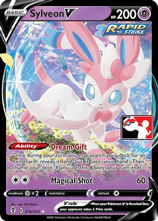 Sylveon V (74) [Prize Pack Series Cards] Holofoil - Ultra Rare
