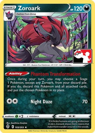 Zoroark (103) [Prize Pack Series Cards] - Rare