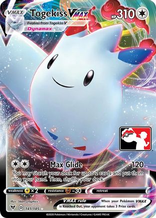 Togekiss VMAX (141) [Prize Pack Series Cards] Holofoil - Ultra Rare