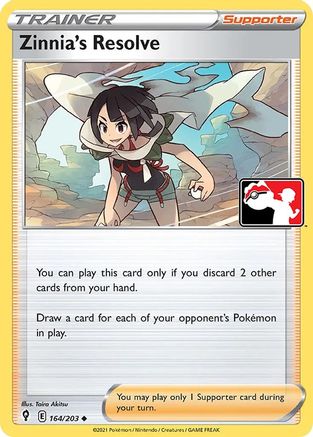 Zinnia's Resolve (164) [Prize Pack Series Cards] - Uncommon