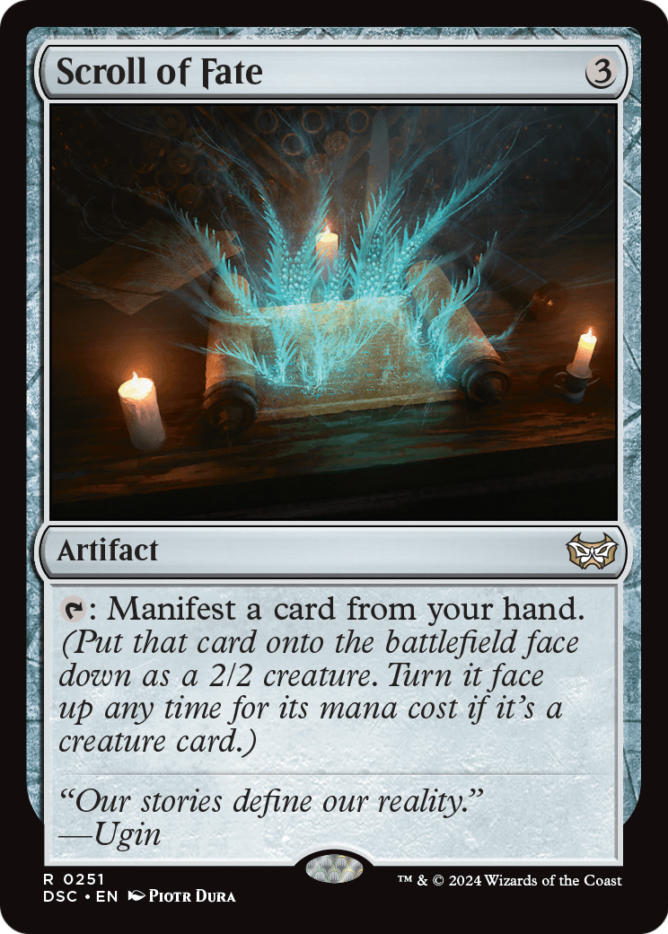 Scroll of Fate (DSC-251) [Duskmourn: House of Horror Commander]