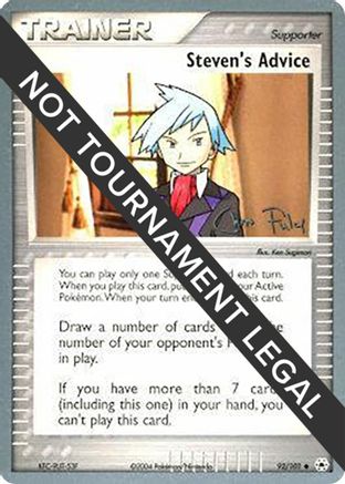 Steven's Advice - 2004 (Chris Fulop) (092) [World Championship Decks] - Uncommon