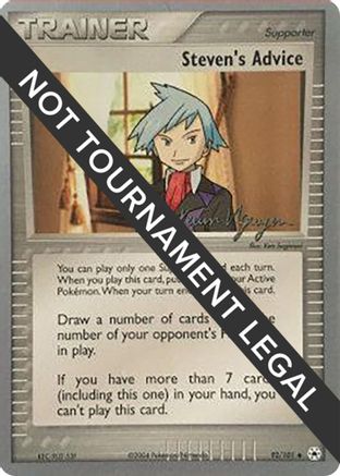 Steven's Advice - 2004 (Kevin Nguyen) (092) [World Championship Decks] - Uncommon