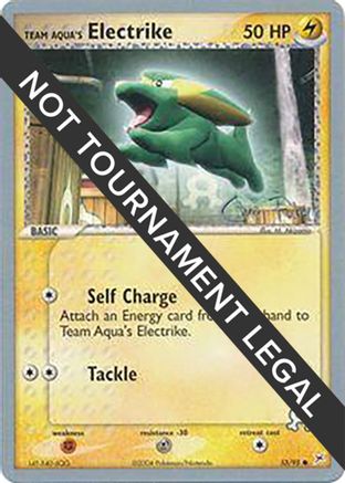 Team Aqua's Electrike - 2004 (Chris Fulop) (027) [World Championship Decks] - Uncommon