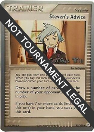 Steven's Advice - 2005 (Curran Hill) (092) [World Championship Decks] - Uncommon