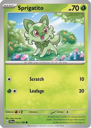 Sprigatito (Mirage Holo) (013/198) [Miscellaneous Cards & Products] Holofoil - Promo