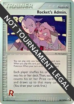 Rocket's Admin. - 2006 (Jimmy Ballard) (086) [World Championship Decks] - Uncommon