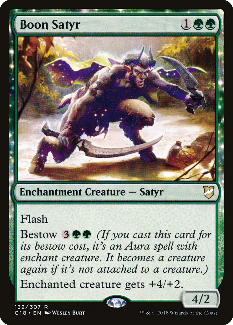 Boon Satyr (C18-132) [Commander 2018]