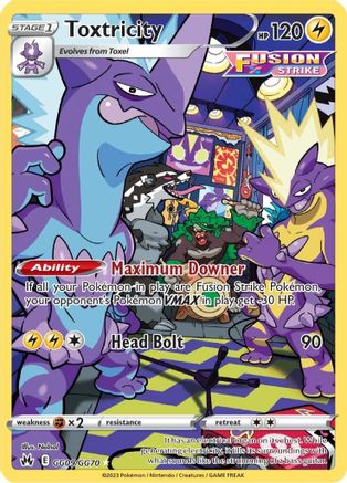 Toxtricity (GG09/70) [SWSH Crown Zenith Galarian Gallery] Holofoil - Ultra Rare