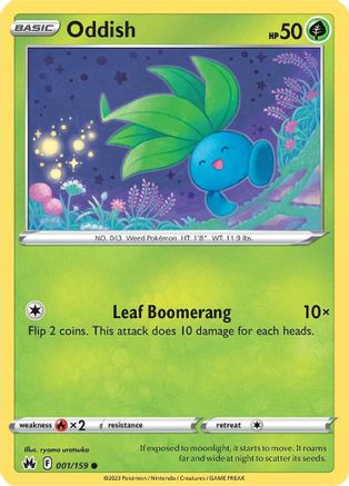 Oddish (001/159) [SWSH Crown Zenith] - Common