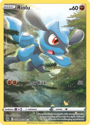 Riolu (GG26/70) [SWSH Crown Zenith Galarian Gallery] Holofoil - Ultra Rare