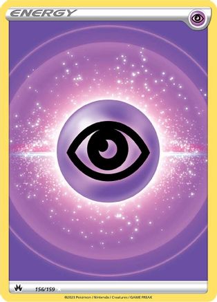 Psychic Energy (Texture Full Art) (156/159) [SWSH Crown Zenith] Holofoil - Ultra Rare