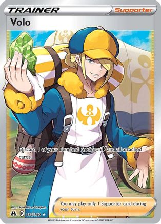 Volo (Full Art) (151/159) [SWSH Crown Zenith] Holofoil - Ultra Rare