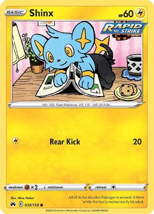 Shinx (039/159) [SWSH Crown Zenith] - Common