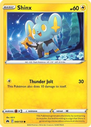 Shinx (040/159) [SWSH Crown Zenith] - Common