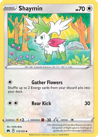 Shaymin (115/159) [SWSH Crown Zenith] - Uncommon