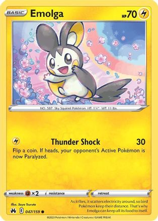 Emolga (047/159) [SWSH Crown Zenith] - Common