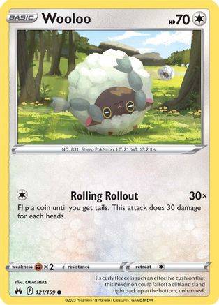Wooloo (121/159) [SWSH Crown Zenith] - Common