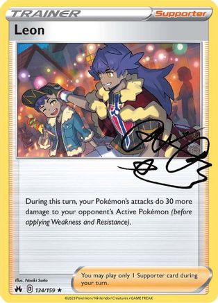 Leon (134/159) [SWSH Crown Zenith] Reverse Holofoil - Holo Rare