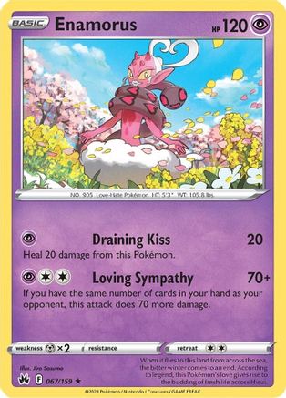 Enamorus (067/159) [SWSH Crown Zenith] Reverse Holofoil - Rare