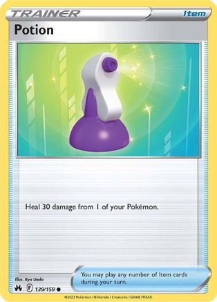 Potion (139/159) [SWSH Crown Zenith] Reverse Holofoil - Common